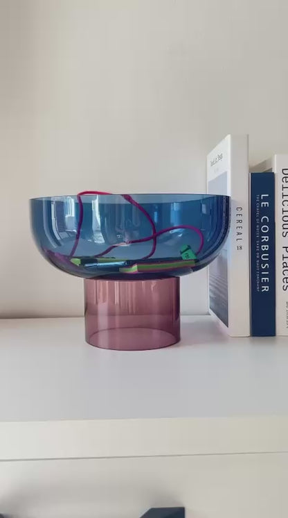 Tip Top XL Blue & Pink Bowl