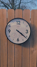 Outdoor Clock Black XL