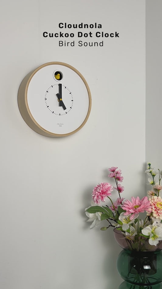 Dot White Cuckoo Clock – White Cuckoo Clock | Cloudnola