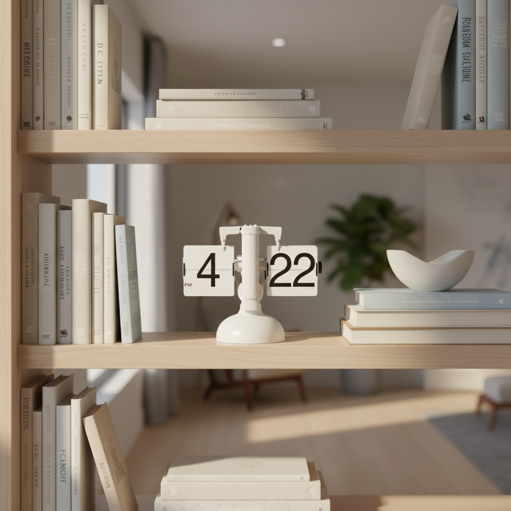 Modern Desk Flip Clock