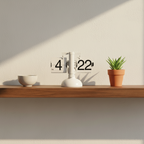 Modern Desk Flip Clock