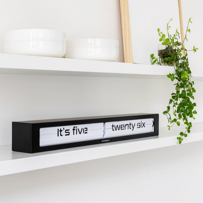 Texttime Black - Flip Clock -  Flip Clocks - Cloudnola 