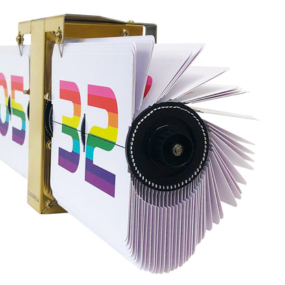 Flipping Out Rainbow - Flip Clock -  Flip Clocks - Cloudnola 