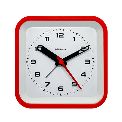 Railway Red - Alarm Clock -  Alarm Clocks - Cloudnola 