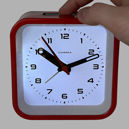 Railway Red - Alarm Clock -  Alarm Clocks - Cloudnola 