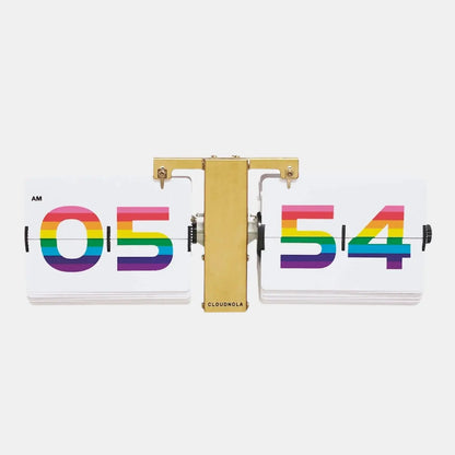Flipping Out Rainbow - Flip Clock Cloudnola
