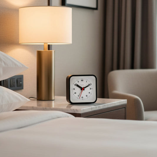 Railway Black - Alarm Clock Cloudnola