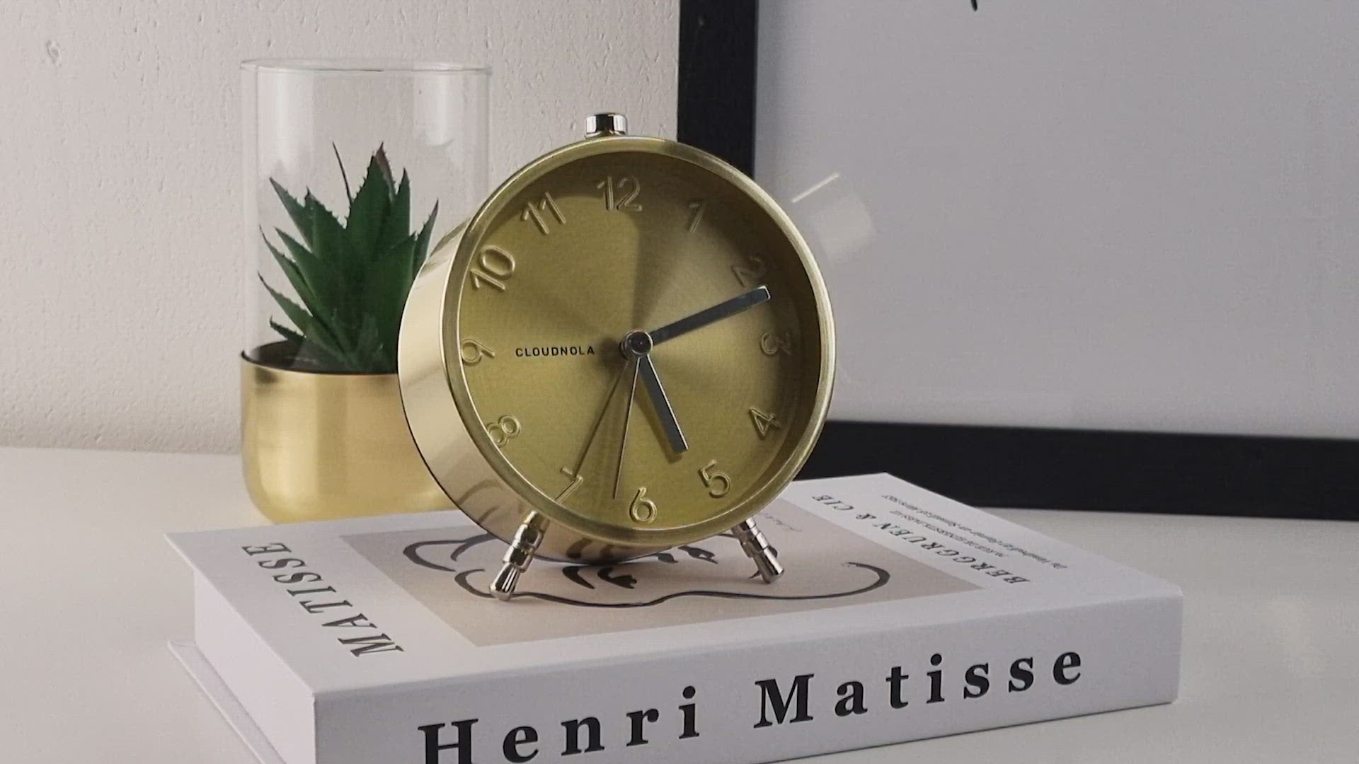 Gold Alarm Clock